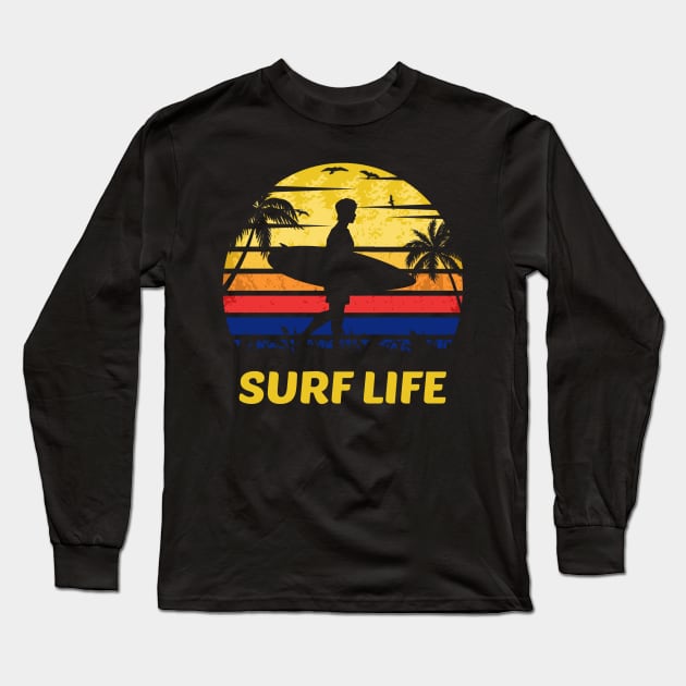 Surf Life Long Sleeve T-Shirt by Rebrand